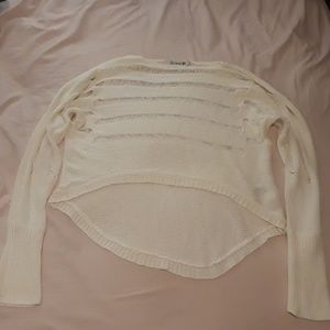 Forever 21 Distressed Knitted Top